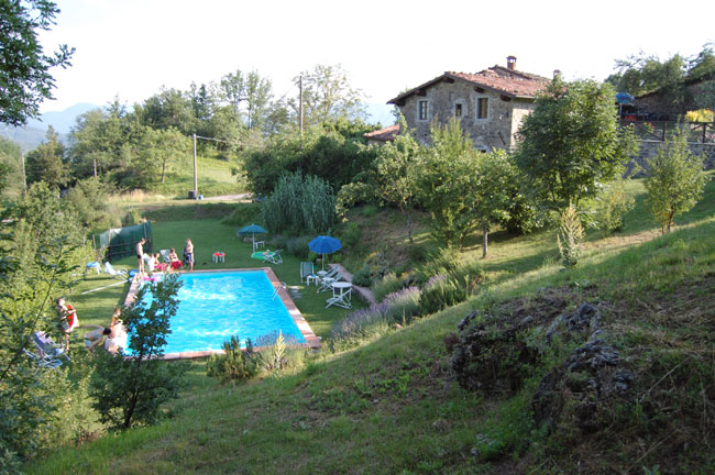 Vista della piscina